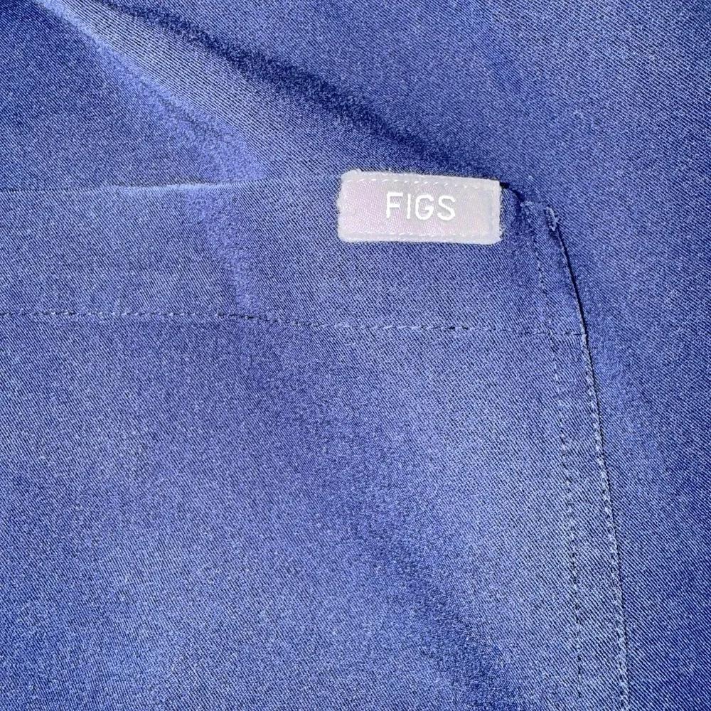 Men's FIGS Cairo Cargo Healthcare Nurse Scrub Pants Blue Size L